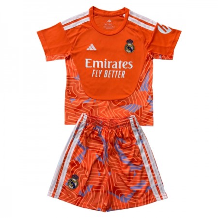 Tenue Enfant Real Madrid Gardien Orange 2026-27 (+ Short) Tenue Enfant Real Madrid Gardien Orange 2026-27 (+ Short)