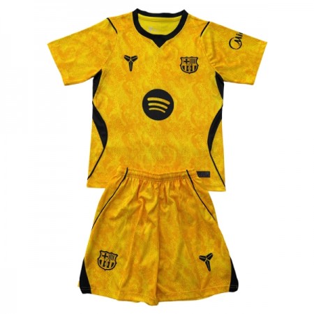 Tenue Enfant FC Barcelone Gardien Exterieur Jaune 2026-27 (+ Short) Tenue Enfant FC Barcelone Gardien Exterieur Jaune 2026-27 (+ Short)