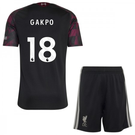 Tenue Enfant Liverpool Gakpo 18 Troisieme 2026-27 (+ Short) Tenue Enfant Liverpool Gakpo 18 Troisieme 2026-27 (+ Short)